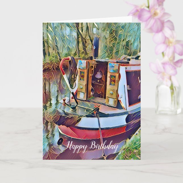 TARJETA NARROWBOATS (Orquídea)