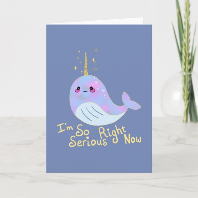Tarjeta Narval serio Kawaii (Anverso)