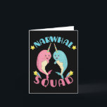 Tarjeta Narwhal Squad Lindo Kawaii Narwhals Narwhale<br><div class="desc">Narwhal Squad Lindo Kawaii Narwhals Narwhale</div>