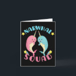 Tarjeta Narwhal Squad Lindo Kawaii Narwhals Narwhale<br><div class="desc">Narwhal Squad Lindo Kawaii Narwhals Narwhale</div>