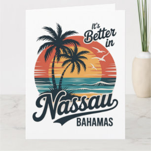 Tarjeta Nassau Bahamas Playa Verano