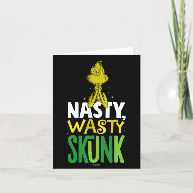 Tarjeta Nasty Wasty Skunk  (Anverso)