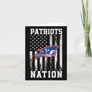 Tarjeta Nation Hs con el logotipo de patriotas