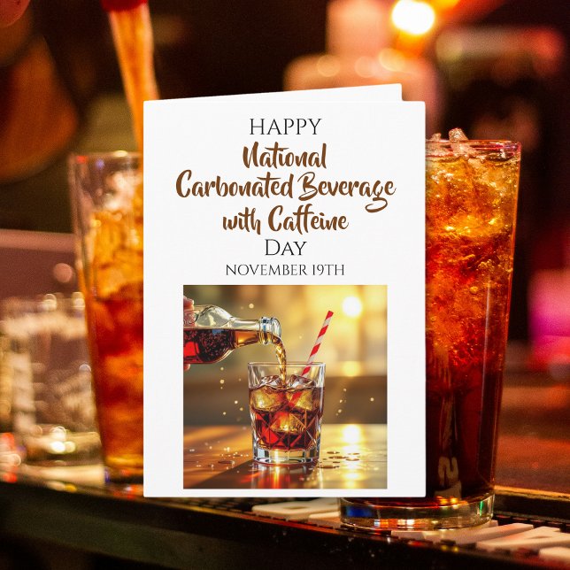 Tarjeta National Beverage with Caffeine Day | Nov 19th (Subido por el creador)