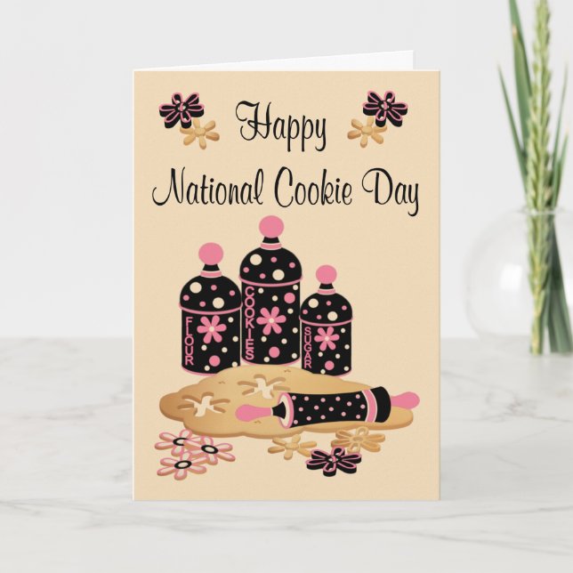 Tarjeta National Cookie Day Greeting Card (Anverso)