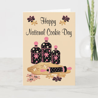 Tarjeta National Cookie Day Greeting Card