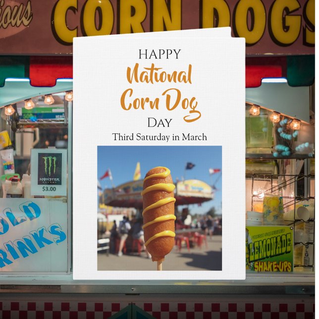 Tarjeta National Corn Dog Day | Third Saturday in March (Subido por el creador)