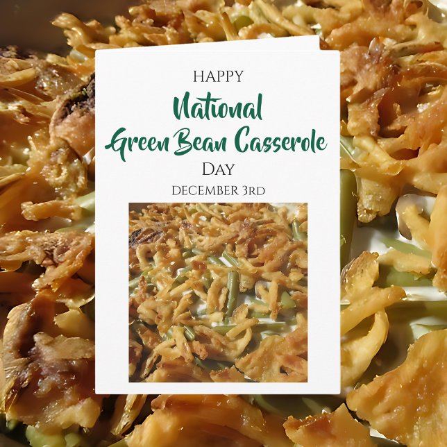 Tarjeta National Green Bean Casserole Day Dec 3rd (Subido por el creador)