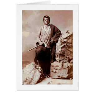 Tarjeta nativa norteamericana Eagle Plume