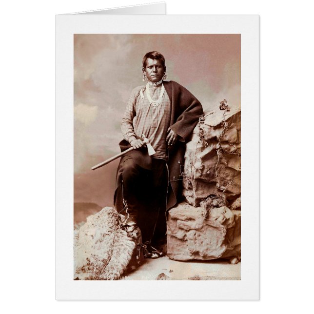 Tarjeta nativa norteamericana Eagle Plume (Frente)