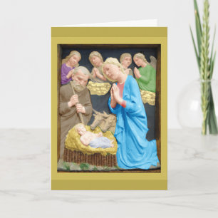 Tarjeta NATIVIDAD Luca Della Robbia