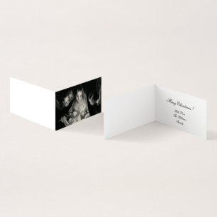 Tarjeta Natividad Madre María Angels Bebé Jesús Magnético