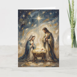 Tarjeta Nativity Christmas Card