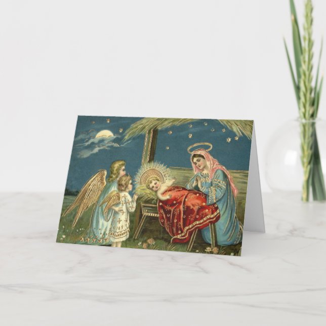 Tarjeta Nativity Scene Bethlehem (Anverso)