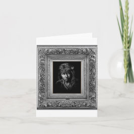 Tarjeta Nativo indígena americano.