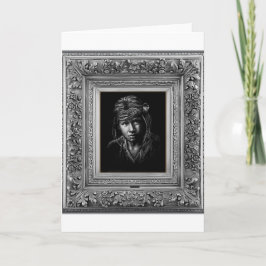 Tarjeta Nativo indígena americano.