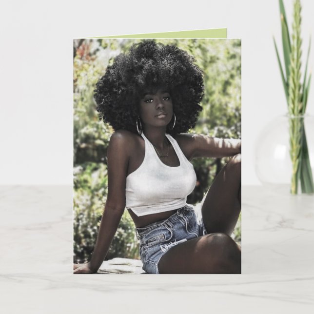 Tarjeta Natural Beauty Blank Greeting Card (Anverso)