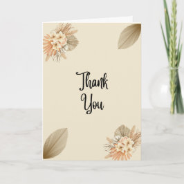 Tarjeta Natural Thank You Card