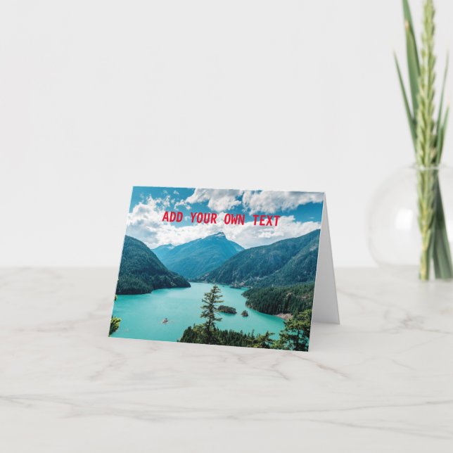 Tarjeta Naturaleza AGREGUE SU PROPIO TEXTO (Anverso)