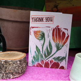 Tarjeta Naturaleza de la primavera floral del sello floral