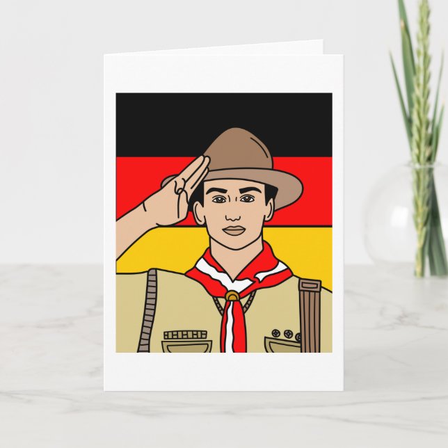 Tarjeta Naturaleza de la supervivencia de los exploradores (Anverso)