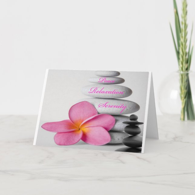 Tarjeta Naturaleza del spa de Zen (Anverso)