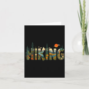 Tarjeta Naturaleza forestal de vida silvestre retro árbole