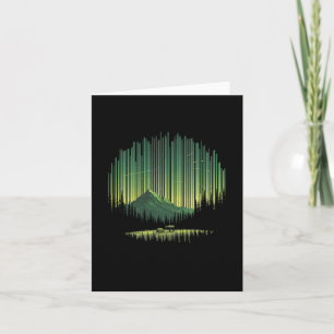 Tarjeta Naturaleza nocturna Árboles silvestres Selva verde