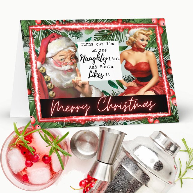 Tarjeta Naughty Christmas Card - Funny - Retro Husband (Subido por el creador)