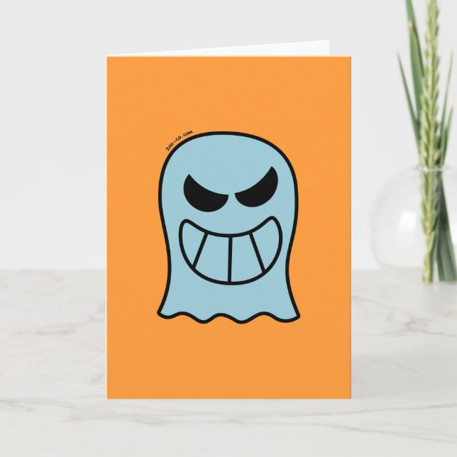 Tarjeta Naughty Halloween Ghost (Anverso)