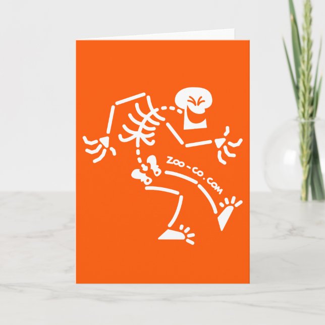 Tarjeta Naughty Skeleton (Anverso)
