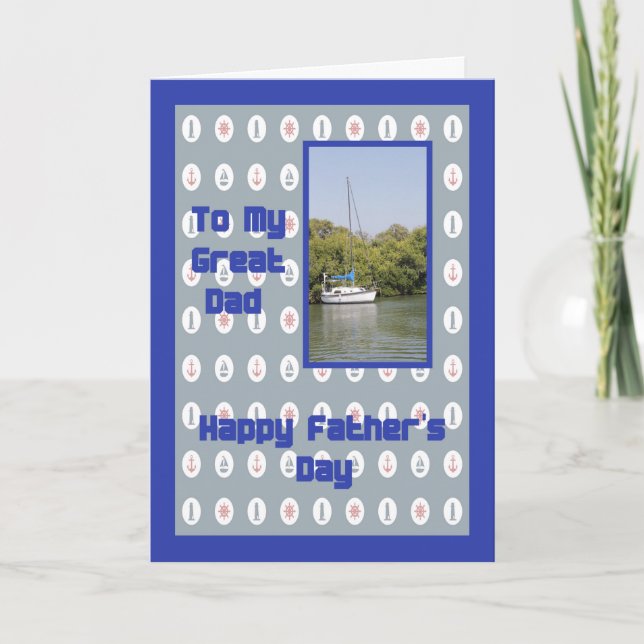 Tarjeta Náutica del Día del Padre (Anverso)
