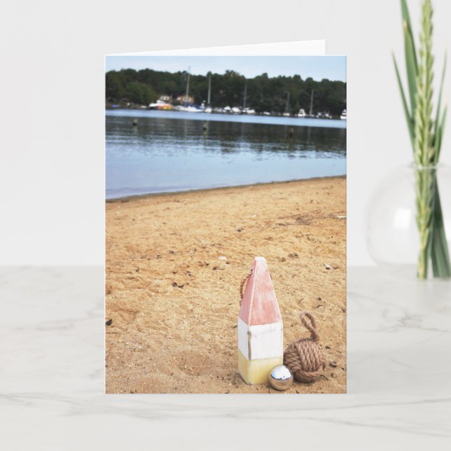 Tarjeta Nautical Beach (Anverso)