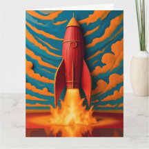 Nave espacial: inspirada en la década de 1950