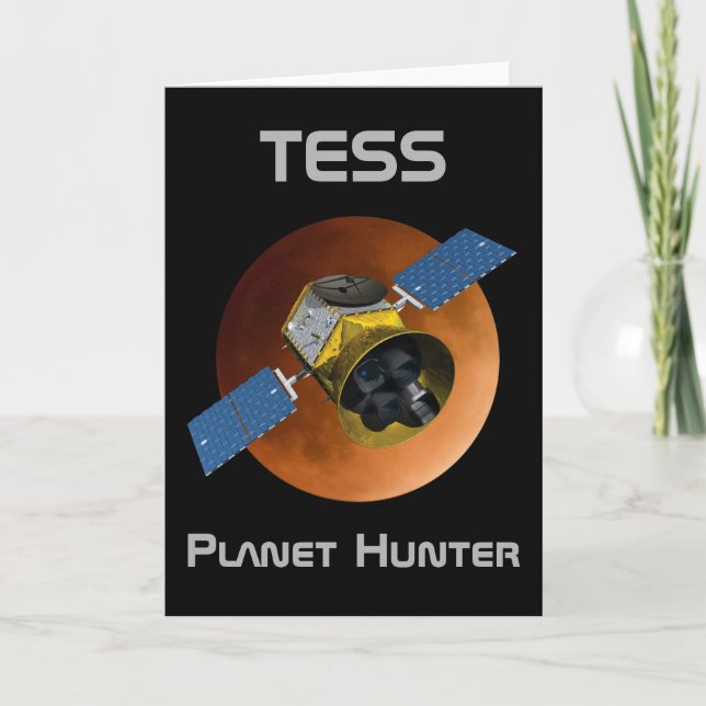 Tarjeta Nave espacial TESS Planet Hunter (Anverso)