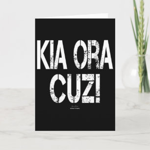 Tarjeta ¡Navegando Kia Ora Cuz! Nuevo amante del paddleboa