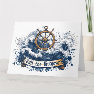 Tarjeta "Navegar por lo desconocido" - Diseño de inspiraci