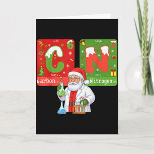 Tarjeta Navidad 67 Meme Ciencia Química Humor Periódico