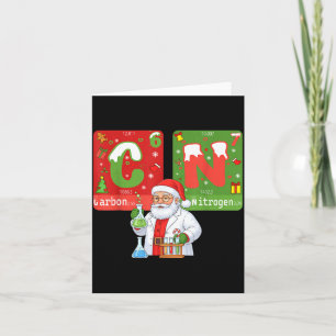 Tarjeta Navidad 67 Meme Ciencia Química Humor Tabla Periód