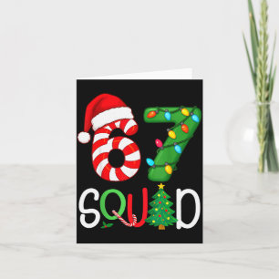 Tarjeta Navidad 67 Squad Caña De Caramelo Divertida Y Luce