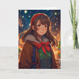 Tarjeta Navidad Ani-mágica | Noche de Invierno