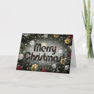 Tarjeta Navidad Brillante