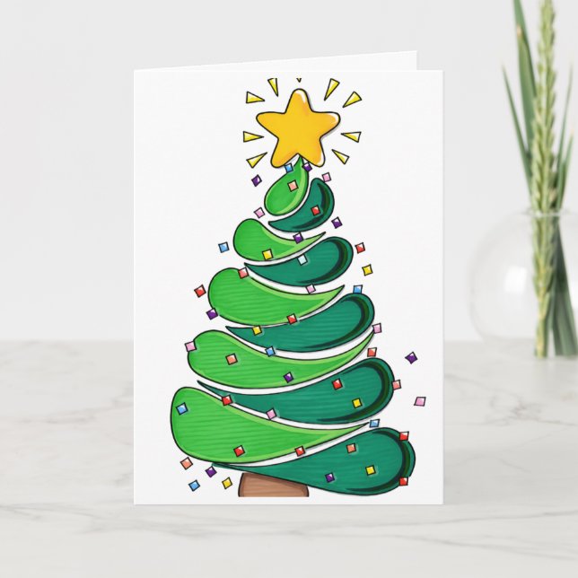 Tarjeta Navidad Caprichosa (Anverso)