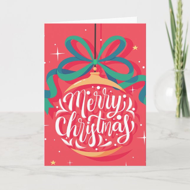 Tarjeta Navidad Caprichosa Personalizada | Navidad (Anverso)