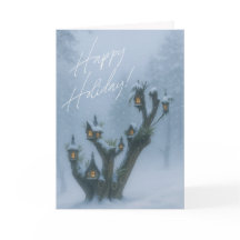 Navidad casa del hada de fantasía