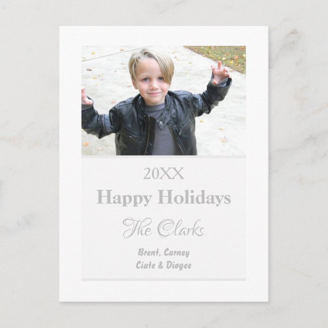 Tarjeta navidad cualquier postal de color - HAMbWG (Anverso)