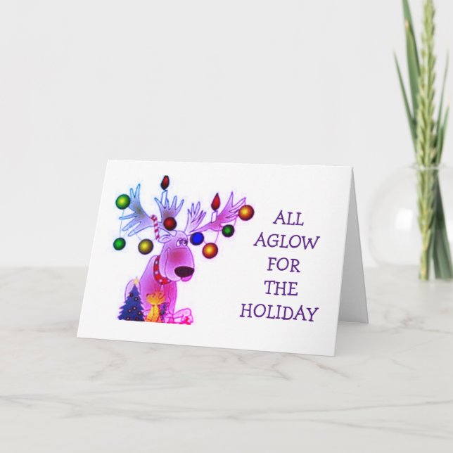 TARJETA NAVIDAD DE ADULTOS "TODO RESPLANDECIENTE PARA LA N (Anverso)