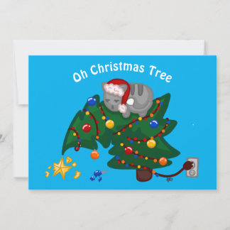 Tarjeta navidad de árbol de Navidad