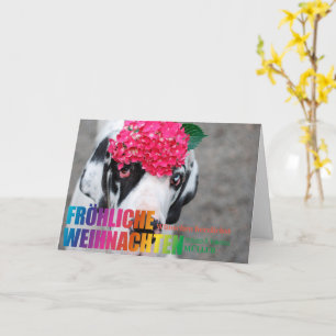 Tarjeta Navidad de arcoíris