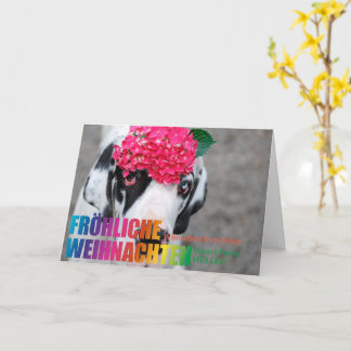 Tarjeta Navidad de arcoíris